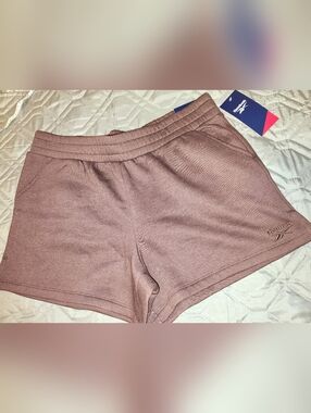 Ladies' LARGE Chocolate Color Athletic Shorts - Reebok